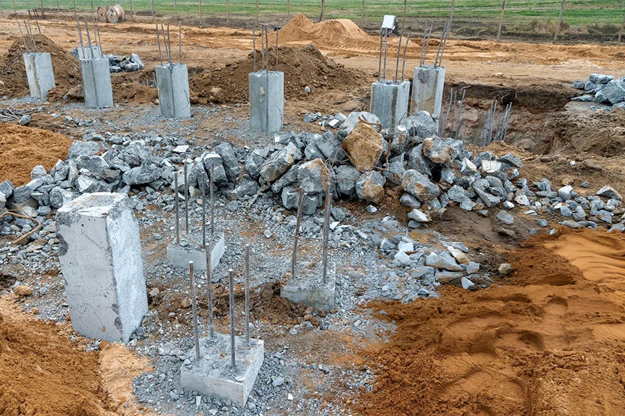 Pre-Construction Pier Installation in Vicksburg, MS